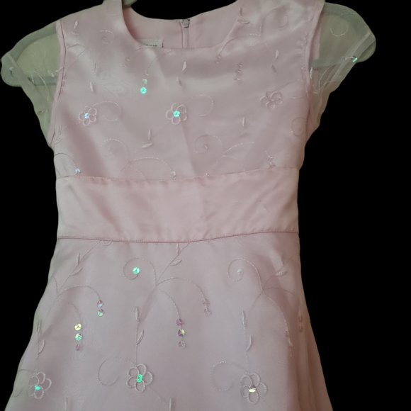 Bonnie Jean Pink Dress in size 10 - Picture 3 of 5